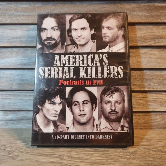America's Serial Killers Portraits in Evil dvd set 10 part journey into Darkness - Picture 1 of 3